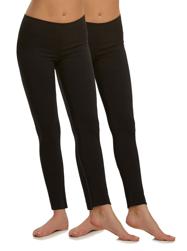 felina Cotton Modal Lightweight Leggings 2-Pack