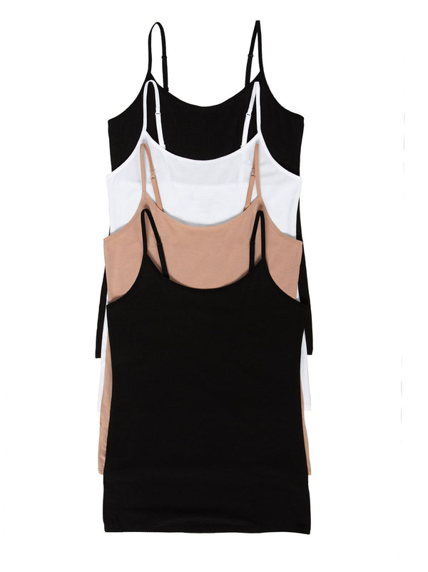felina Cotton Modal Stretch Camisole 4-Pack