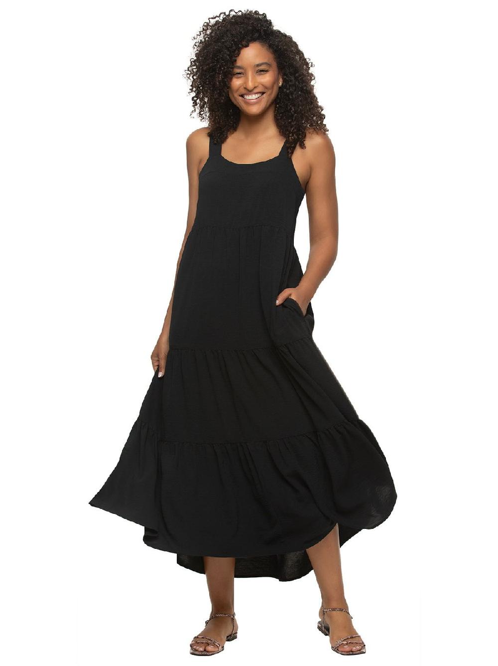 Felina Cruise Tiered Maxi Sundress