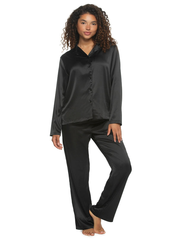 felina Elysees Rich Satin Notch Collar Set