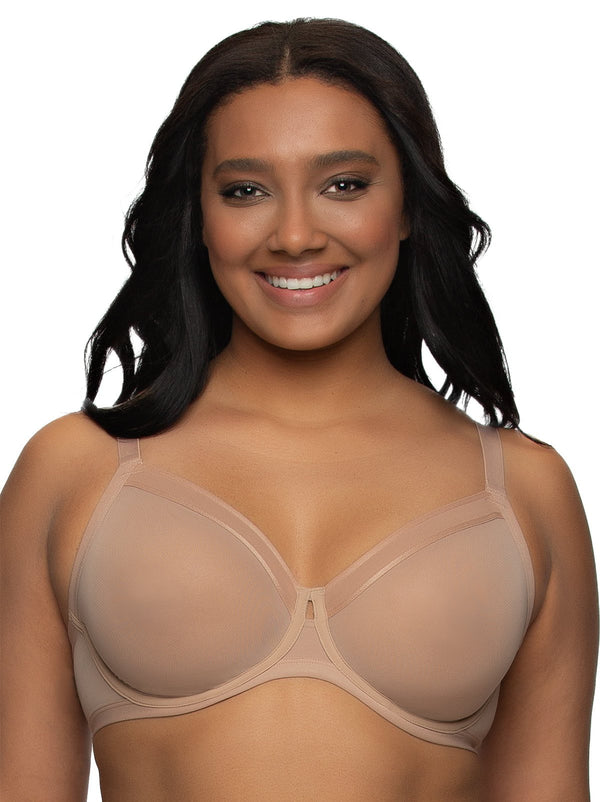 Felina Ethereal Sheer Mesh Unlined Underwire Bra
