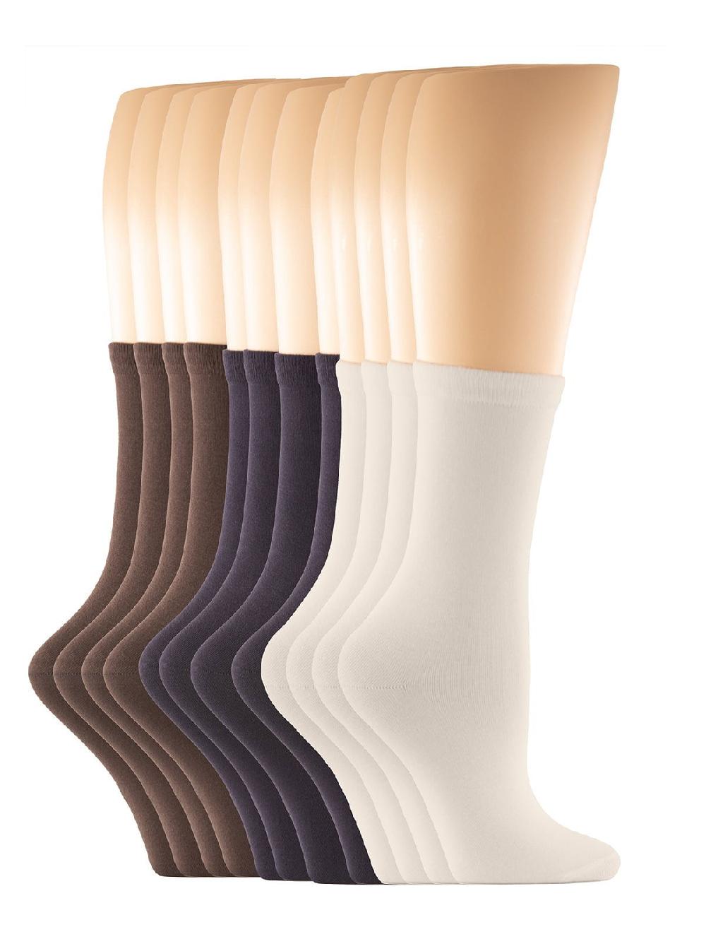 Felina Everyday Crew Sock 6 Pack