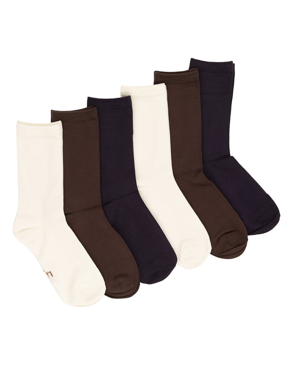 felina Everyday Crew Sock 6 Pack