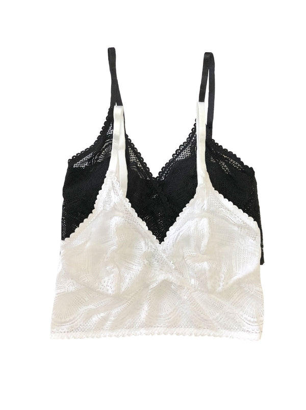 felina Finesse Super Stretchy Cami Bralette 2-Pack