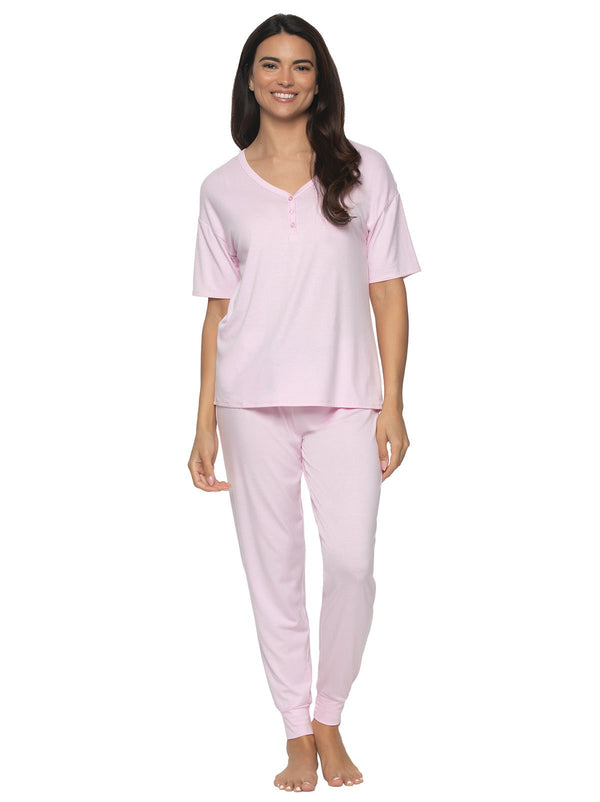 Felina Jessie Short Sleeve Pajama Set