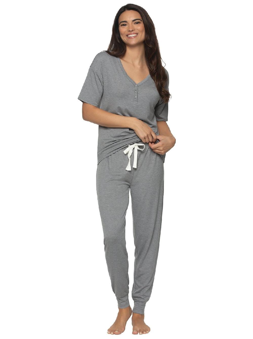 Felina Jessie Short Sleeve Pajama Set