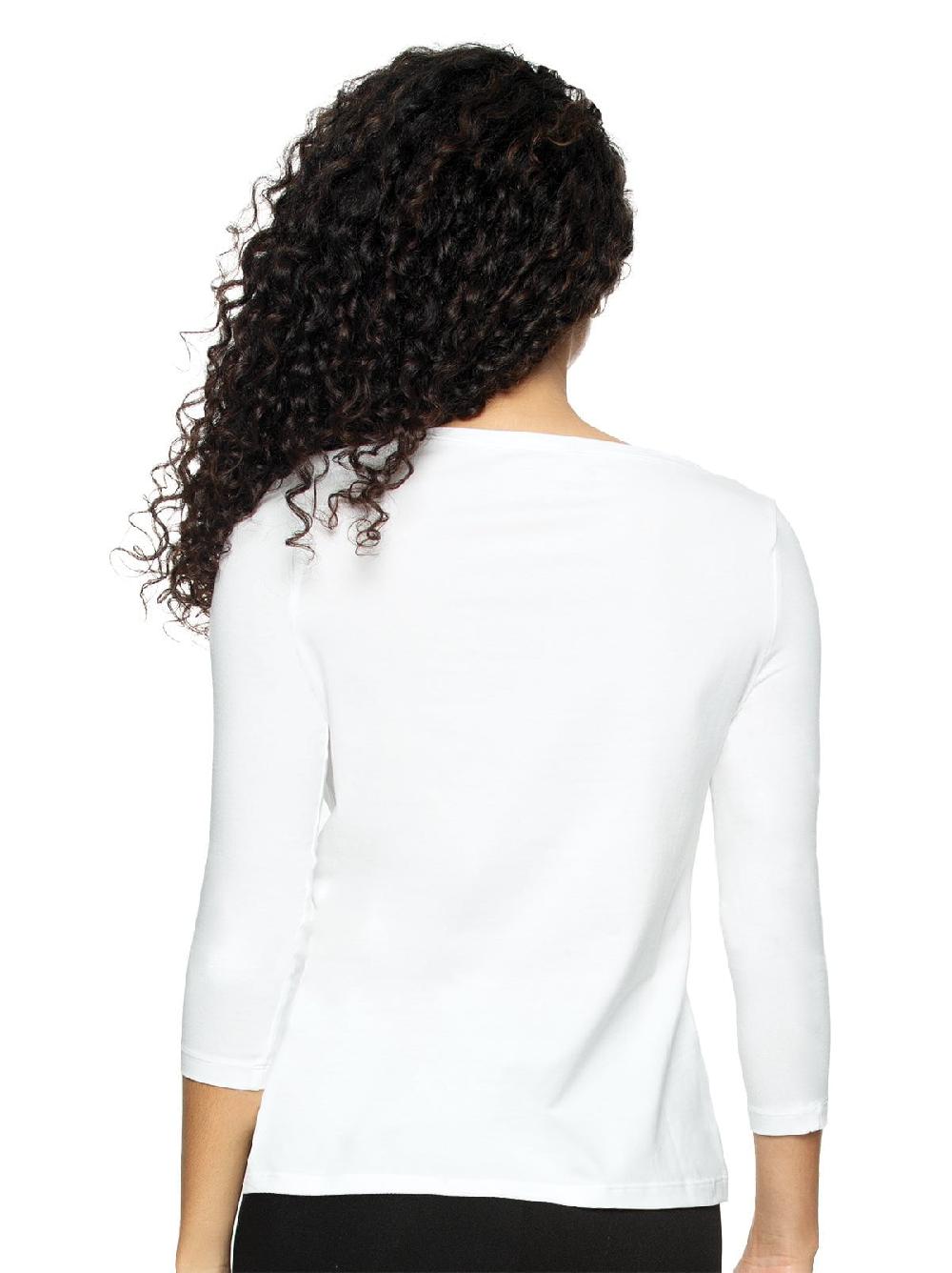 Felina Key Item Boat Neck 3/4 Sleeve Top