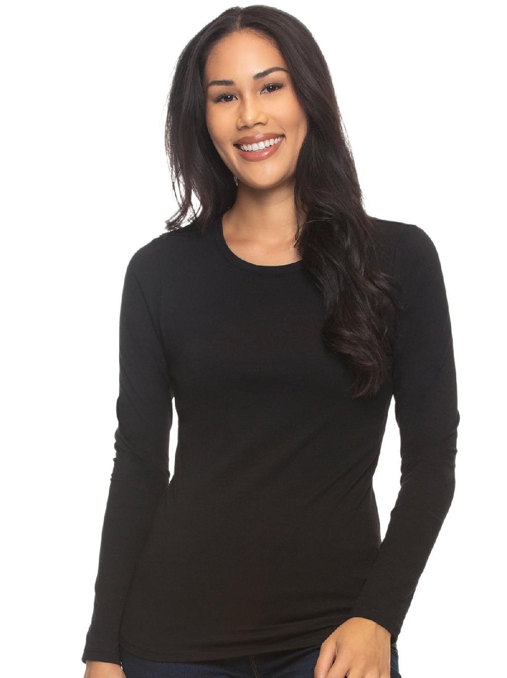 Felina Key Item Long Sleeve Crew Neck Tee 2-Pack