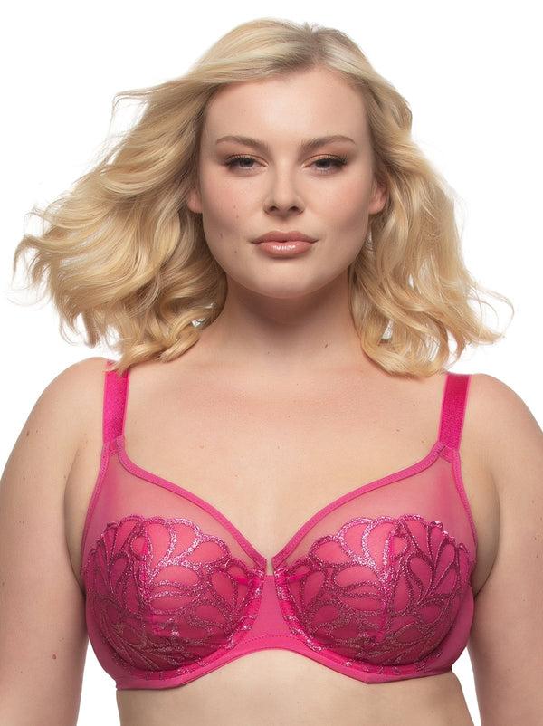 felina Lotus Embroidered Unlined Bra