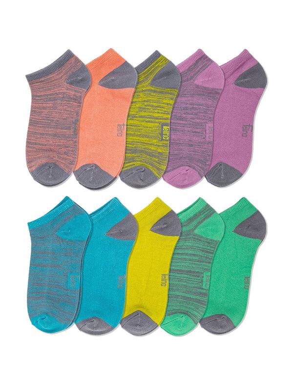 felina No-Show Bamboo Socks 10-Pack