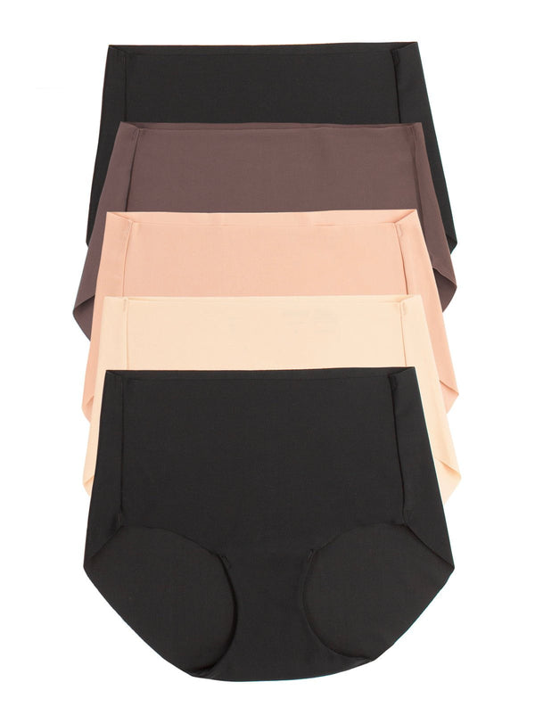 felina No Show Elastic Free Brief 5-Pack