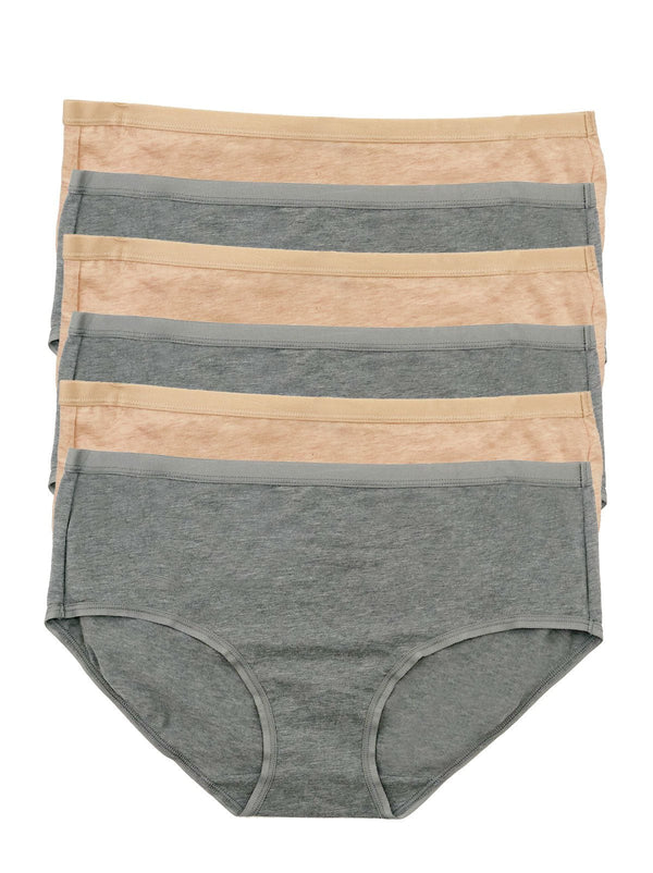 felina Organic Cotton Hipster Panties 6-Pack