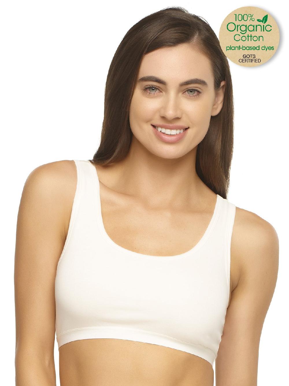 Felina Organic Cotton Stretch Bralette 2-Pack