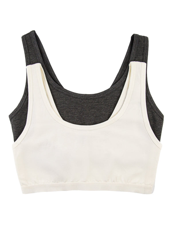 felina Organic Cotton Stretch Bralette 2-Pack