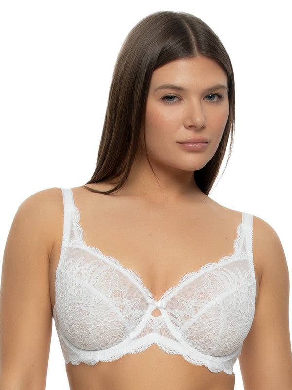 felina Peridot Unlined Lace Bra