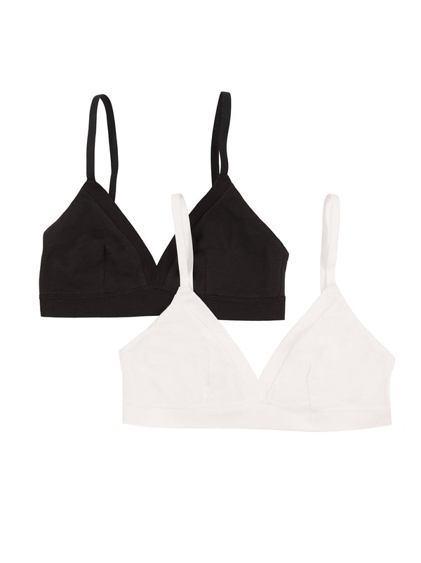 felina Pima Cotton Bralette 2-Pack