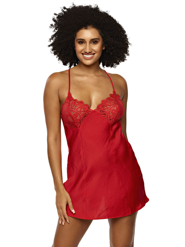 felina Rita Lace & Satin Chemise