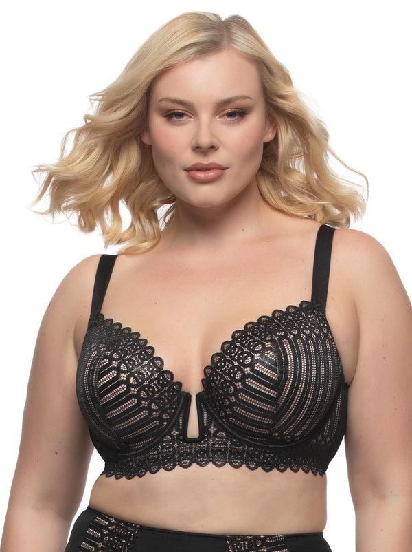 felina Siren U-Wire Lace Demi Bra