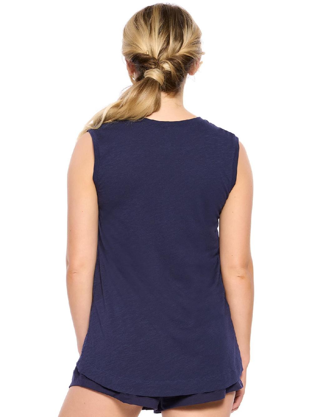 Felina Slub Jersey High-Low Shell Tank