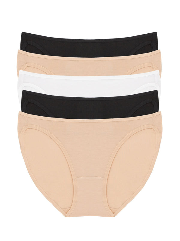 felina So Smooth Modal Low Rise Bikini 5-Pack
