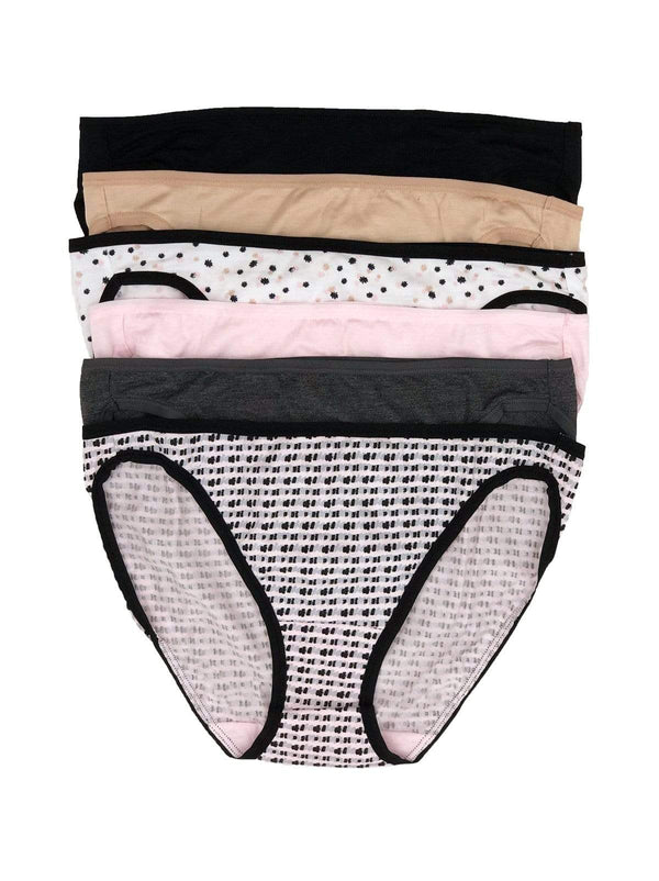 felina So Smooth Modal Low Rise Bikini 6-Pack