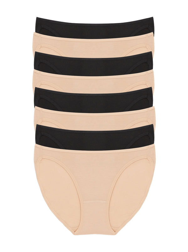 felina So Smooth Modal Low Rise Bikini 8-Pack