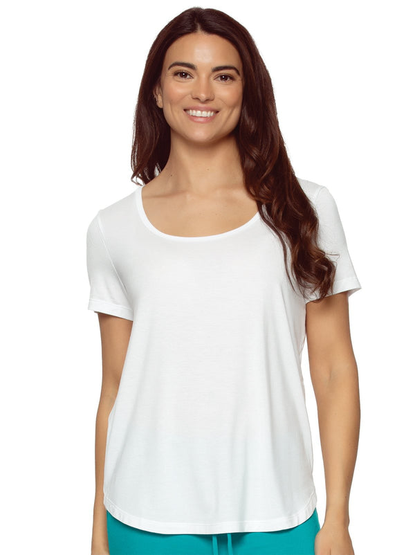 felina So Smooth Modal Scoop Neck Tee