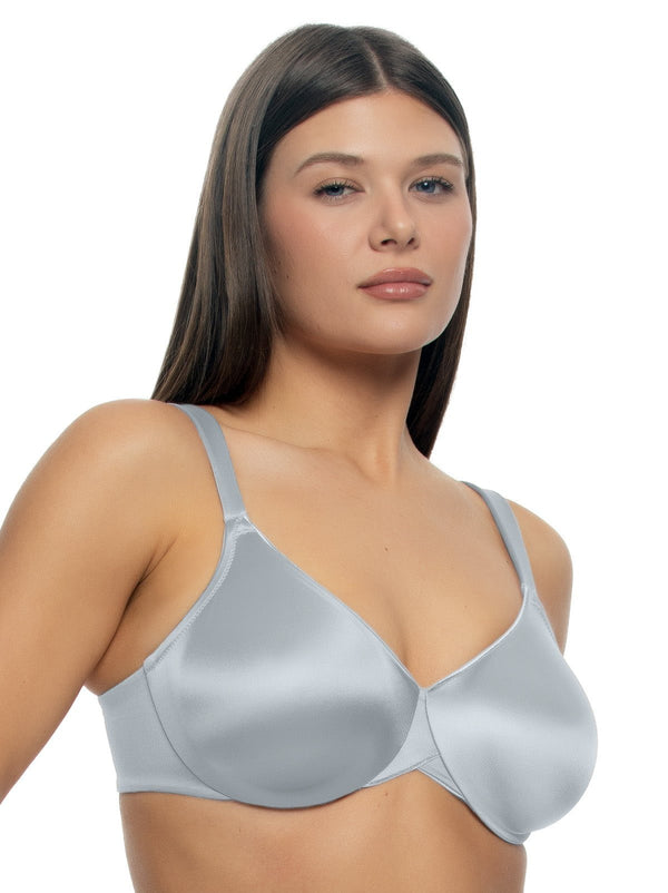 felina Stellar Smooth Satin Unlined Underwire Bra