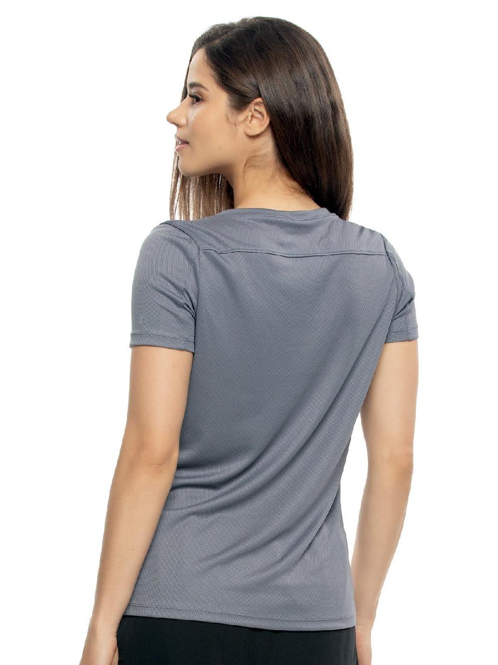Felina Turbo Dry V-Neck Short Sleeve Tee