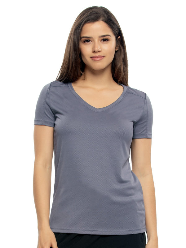 felina Turbo Dry V-Neck Short Sleeve Tee