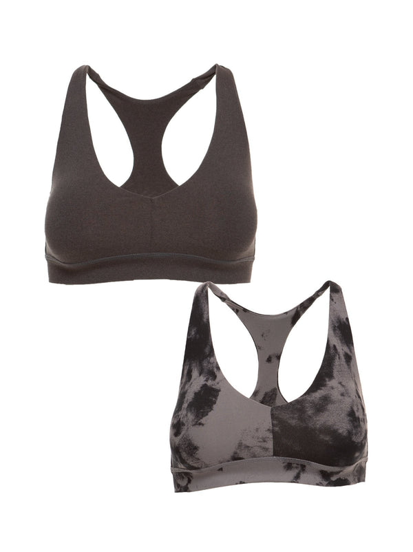 felina Velvety Soft Racerback Bralette 2-Pack