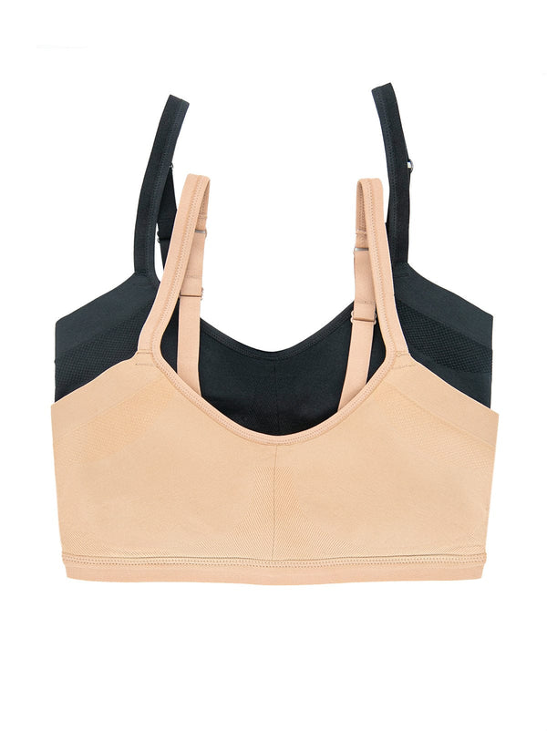 felina Wireless Seamless Side Smoothing Bra 2-Pack