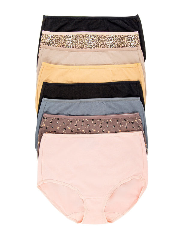 felina Felina Women's Cotton Modal Basic Women's Brief | 8-Pack