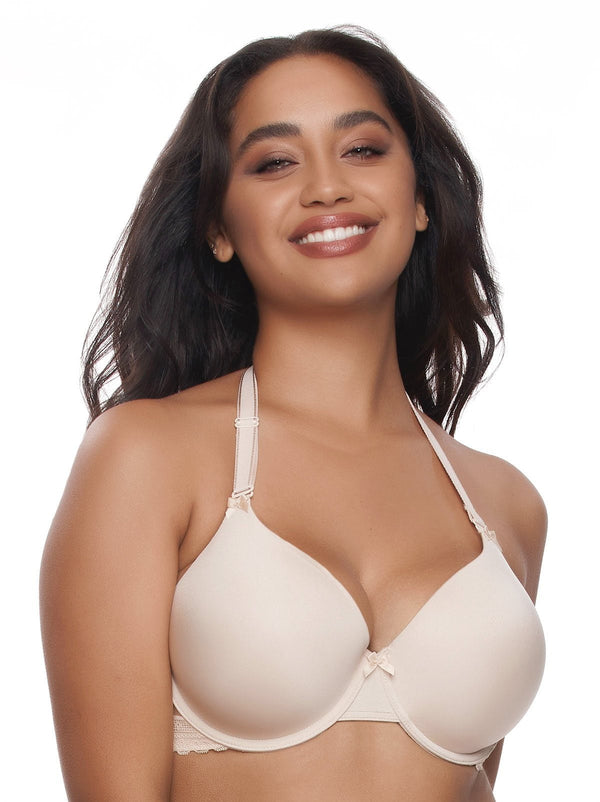 Felina Gorgeous Cushion Comfort T-Shirt Bra W/ Multi-Way Straps 2-Pack