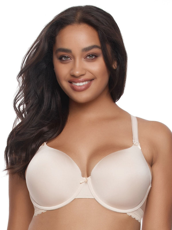 Felina Gorgeous Cushion Comfort T-Shirt Bra W/ Multi-Way Straps 2-Pack