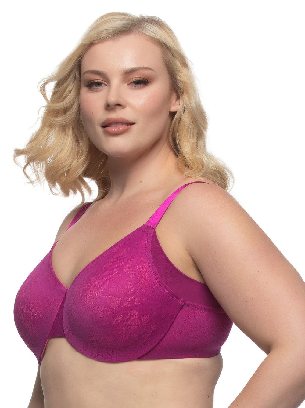 Felina Jessamine Unlined Side Smoothing Minimizer Bra