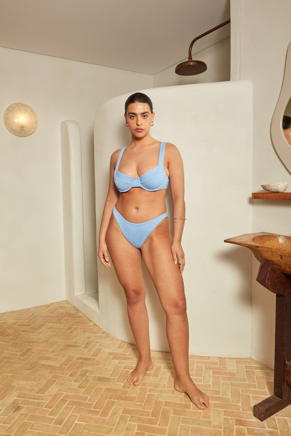 Fella Casanova Top Periwinkle