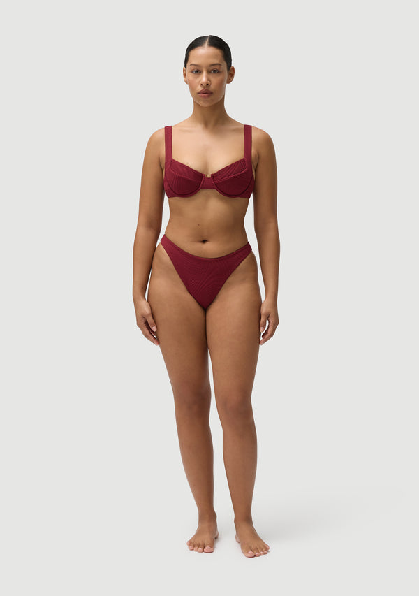 Fella Casanova Top Pomegranate