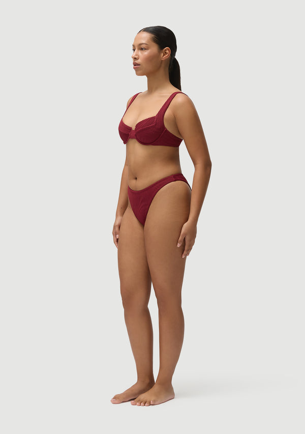 Fella Casanova Top Pomegranate