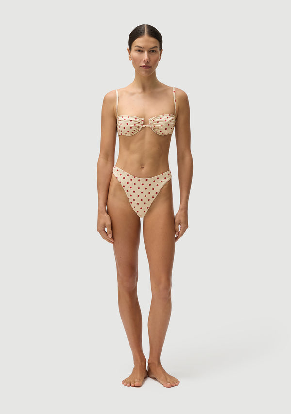 Fella Corey Bottom Polka Red