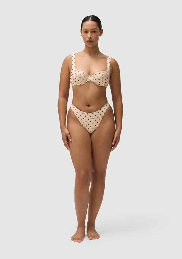 Fella Elvis Bottom Polka Red