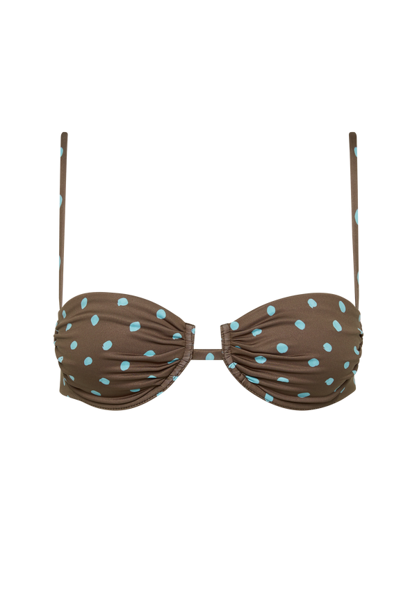 fella Gabriel Top Polka Blue