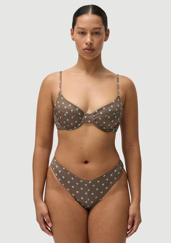 Fella Gareth Top Polka Blue