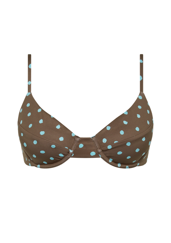 fella Gareth Top Polka Blue