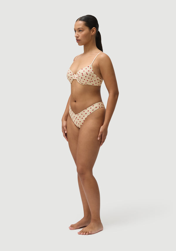 Fella Gareth Top Polka Red