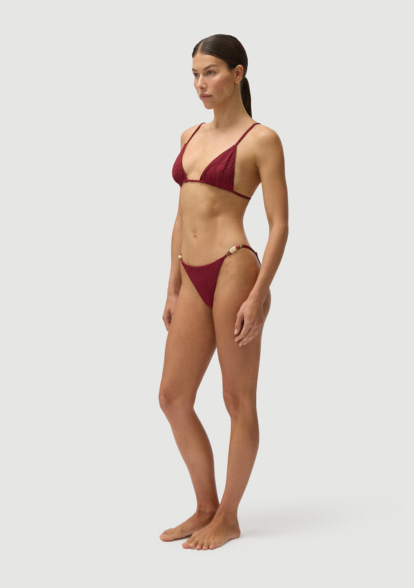 Fella Giuseppe Beaded Bottom Pomegranate