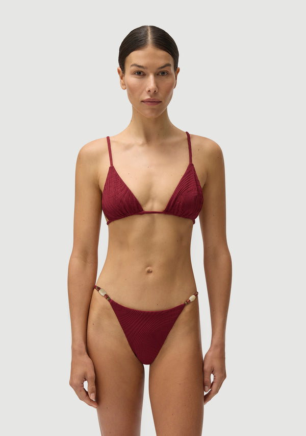 Fella Giuseppe Beaded Bottom Pomegranate