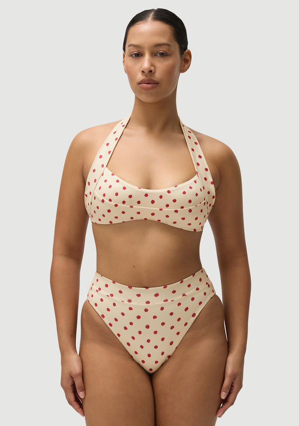 Fella Hubert Bottom Polka Red