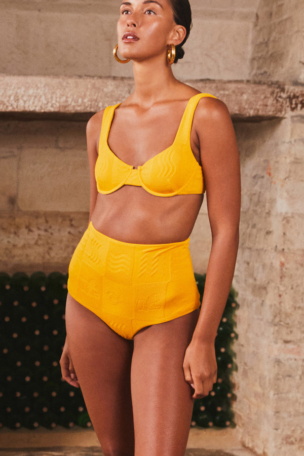 Fella LUCY FOLK River Top Mandarine