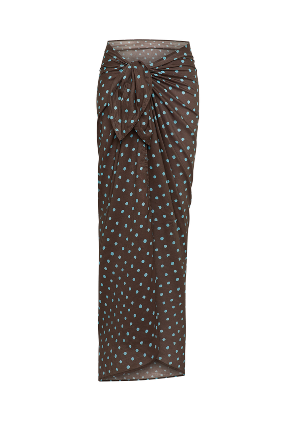 fella Pareo Sarong Polka Blue